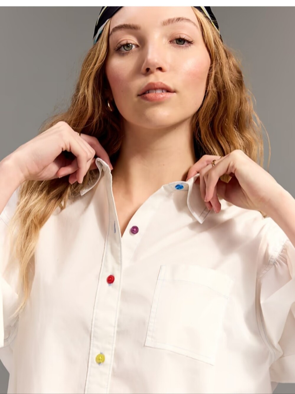 NWT Old Navy Christopher John Rodgers White Poplin Button Down - Picture 2 of 10